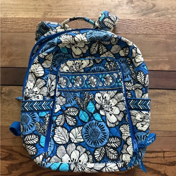 Vera Bradley | Bags | Vera Bradley Quilted Floral Blue  display picture 1